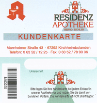 Unsere Kundenkarte